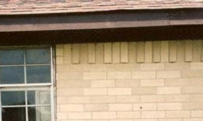 Ремонт трещин в кирпичных стенах Вертикальные волосяные трещины на стене гаража